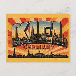 Carte Postale Kiel Allemagne Ville portuaire baltique