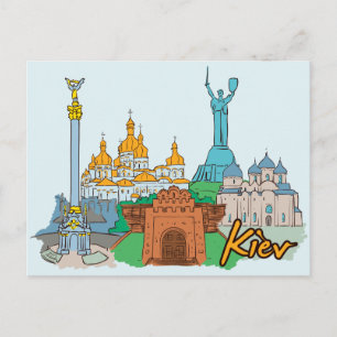 Carte Postale Kiev, Ukraine Célèbre Ville
