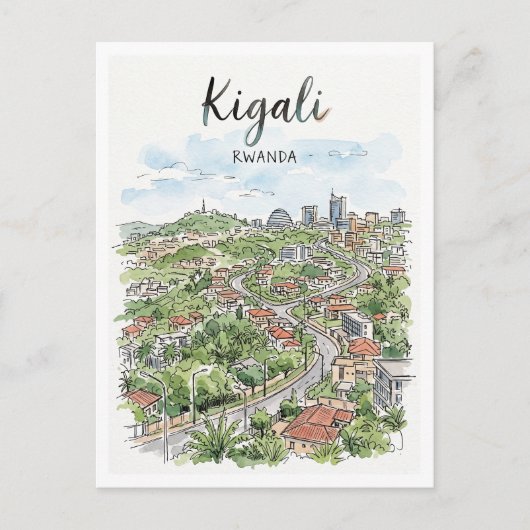 Carte Postale Kigali Rwanda (Devant)