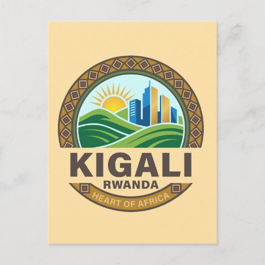 Carte Postale Kigali Rwanda Afrique (Devant)