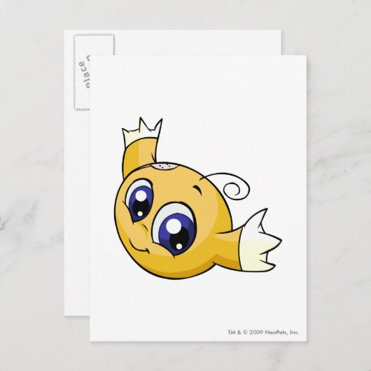 Carte Postale Kiko Jaune (Devant / Derrière)