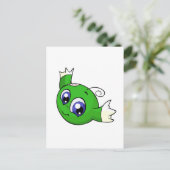Carte Postale Kiko vert de tourbillonnement (Debout devant)