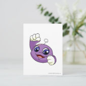 Carte Postale Kiko Violet (Debout devant)