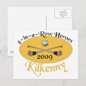 Carte Postale Kilkenny 4 en une rangée (Devant / Derrière)