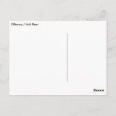 Carte Postale Kilkenny / Bière irlandaise (Dos)