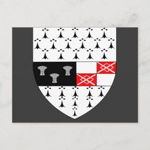 Carte Postale Kilkenny County Crest, Irlande
