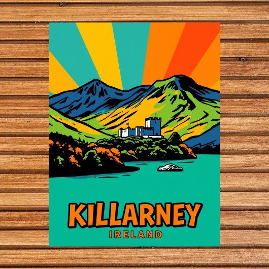 Carte Postale Killarney, Irlande Lake Art Travel