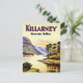 Carte Postale Killarney ~ Le réflexe du ciel (Debout devant)