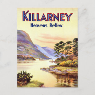 Carte Postale Killarney vintage Irlande Heaven's Reflex Voyage