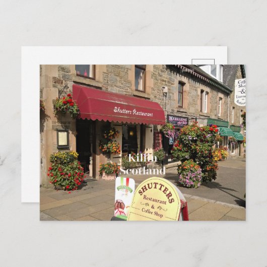 Carte Postale Killin Ecosse (Devant / Derrière)