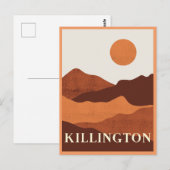 Carte Postale Killington, paysage des monts Vermont (Devant / Derrière)