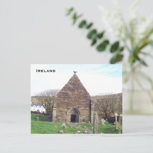 Carte Postale Kilmalkedar Church, Dingle, Kerry, Irlande (Debout devant)