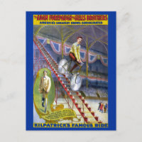 Kilpatricks Famous Ride Poster du Cirque Vintage
