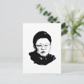 Carte Postale Kim Jong Il (Debout devant)