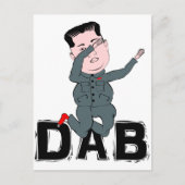 Carte Postale Kim Jong-Un en dab (Devant)
