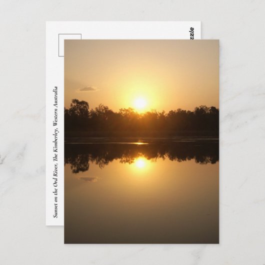 Carte postale Kimberley Sunset (Devant / Derrière)
