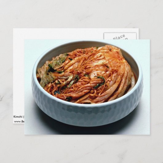 Carte Postale Kimchi (coréen) (Devant / Derrière)