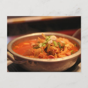 Carte Postale Kimchi Jjigae (Soupe)
