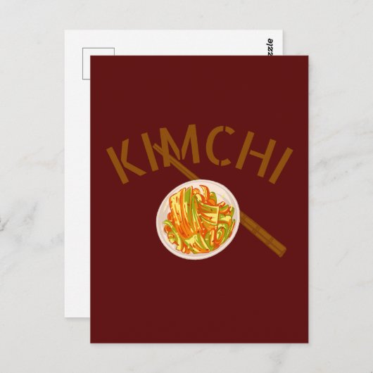 Carte Postale kimchi mignon (Devant / Derrière)