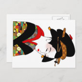 Carte postale Kimono (Devant / Derrière)