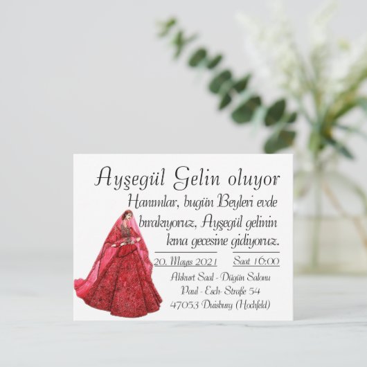 Carte Postale kina (Debout devant)