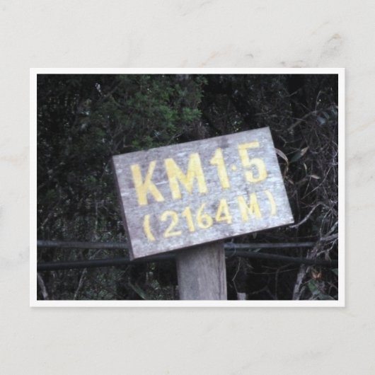 Carte Postale kinabalu km 1.5 (Devant)