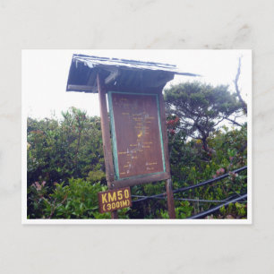 Carte Postale kinabalu km 5,0