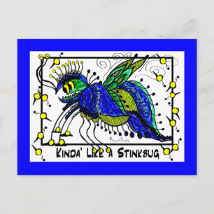 Carte Postale KINDA' like A STINKBUG collectivisation trade