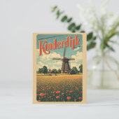 Carte Postale Kinderdijk Holland Netherlands WindMills gifts (Debout devant)