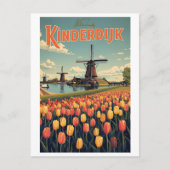 Carte Postale Kinderdijk Holland Netherlands WindMills gifts (Devant)