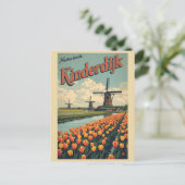 Carte Postale Kinderdijk Holland Netherlands WindMills gifts (Debout devant)