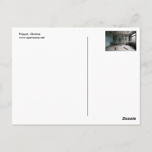 Carte Postale Kinderkrankenzimmer (Dos)