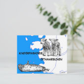 Carte Postale Kinderparadies Dithmarschen (Debout devant)
