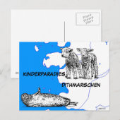 Carte Postale Kinderparadies Dithmarschen (Devant / Derrière)