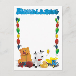 Carte Postale Kindertagsgrüße