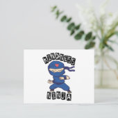Carte Postale Kindness Ninja (Debout devant)