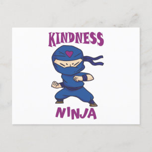 Carte Postale Kindness Ninja