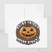 Carte Postale Kine de Halloween (Devant / Derrière)