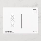 Carte Postale King Amstergram (Dos)