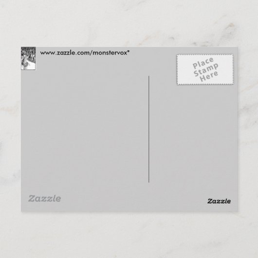 Carte postale King Arthur (Dos)