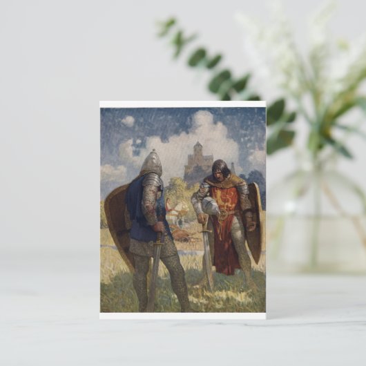 Carte Postale King Arthur & Castle (Debout devant)