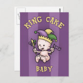 Carte Postale King Cake Baby (Devant / Derrière)