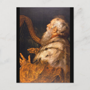 Carte Postale King David', Sir Peter Paul_Dutch Masters
