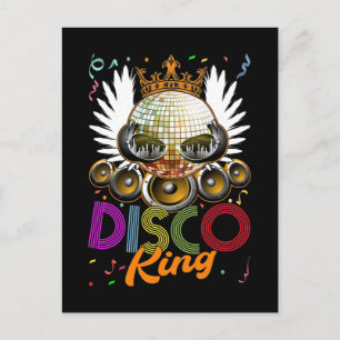 Carte Postale King Disco Funky Music Dancing