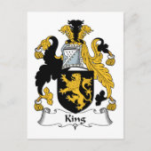 Carte Postale King Family Crest (Devant)