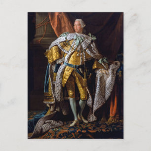 Carte Postale King George III par Allan Ramsay 1762