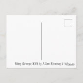 Carte Postale King George III par Allan Ramsay Joyeux anniversai (Dos)