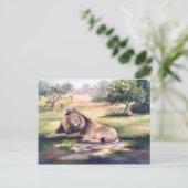 Carte postale King Lion (Debout devant)