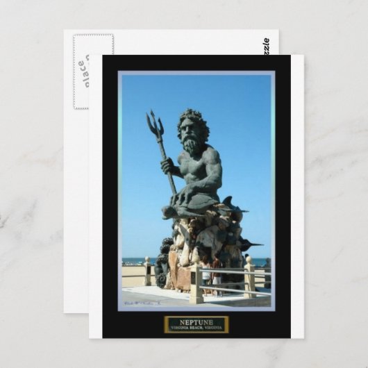 Carte Postale King Neptune (Devant / Derrière)