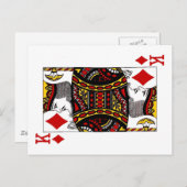 Carte Postale King of Diamonds (Devant / Derrière)